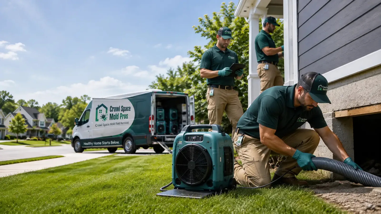 Crawl Space Mold Removal in Elgin, NE